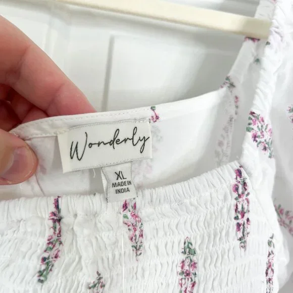 Wonderly Tie Back Smocked Midi Dress - Picture 5 of 8